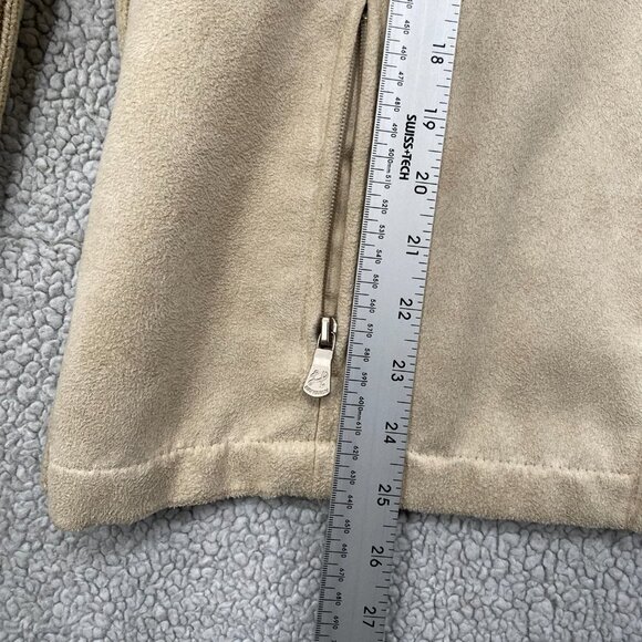 Lady Hathaway Sweater Womens Medium Sherpa  Lined Brown Full Zip Knit Cardigan - Picture 3 of 9